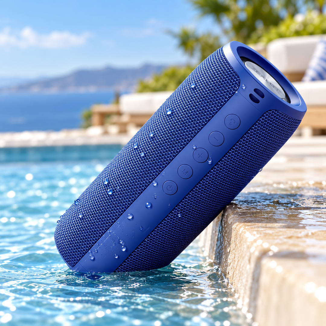 Mini Bluetooth Speaker 360 Waterproof Portable Wireless Party Speaker