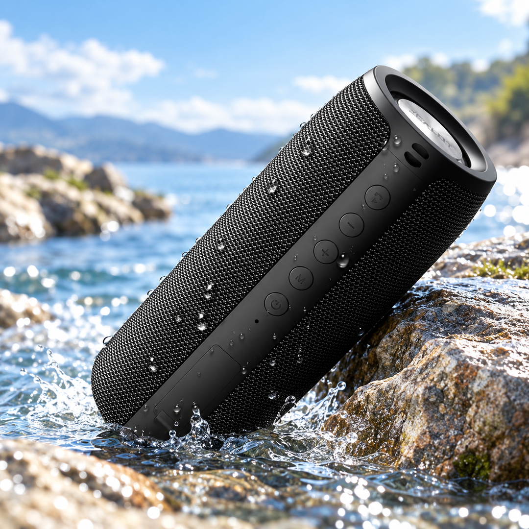 Mini Bluetooth Speaker 360 Waterproof Portable Wireless Party Speaker
