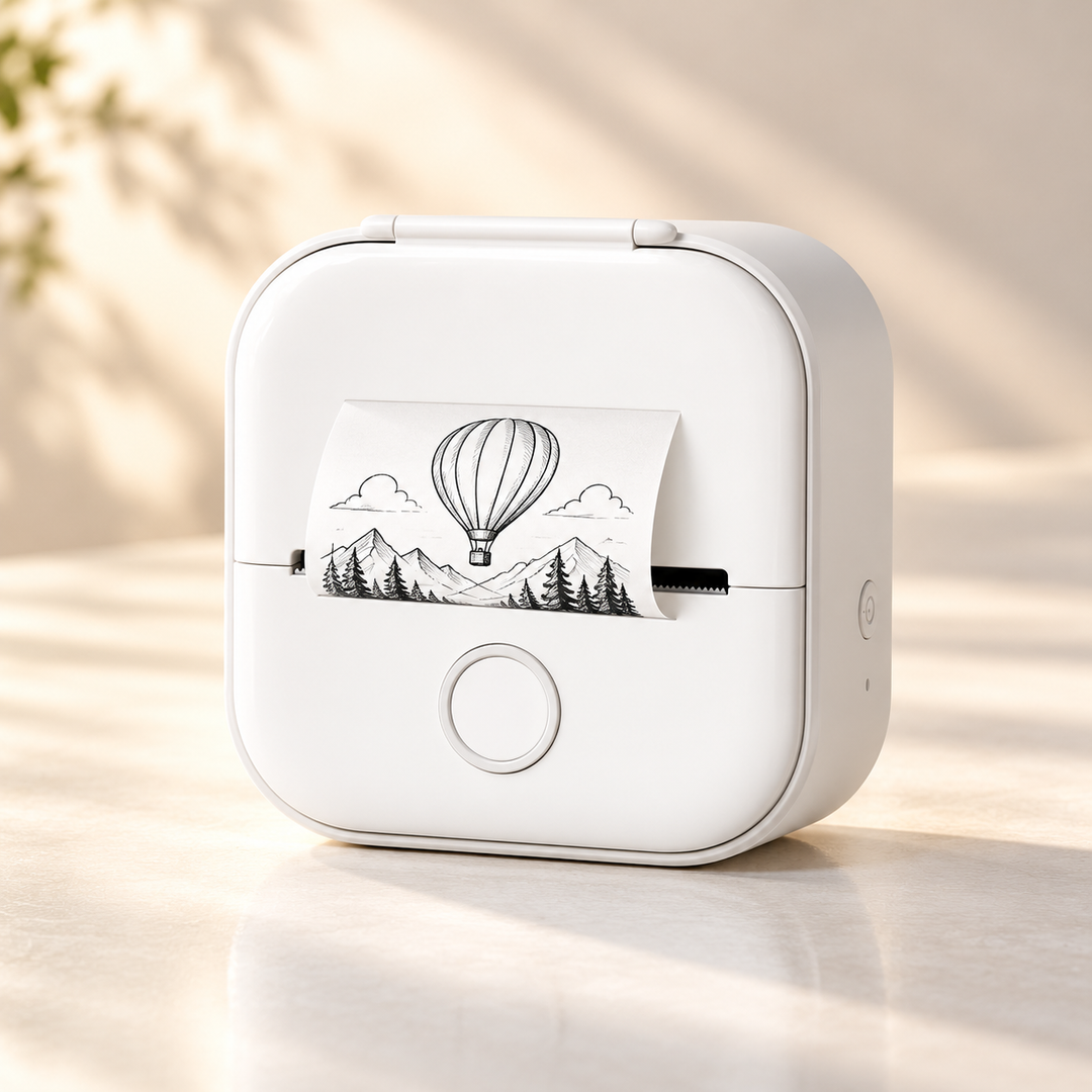 Mini Pocket Printer Bluetooth Thermal Sticker Photo Label Printer