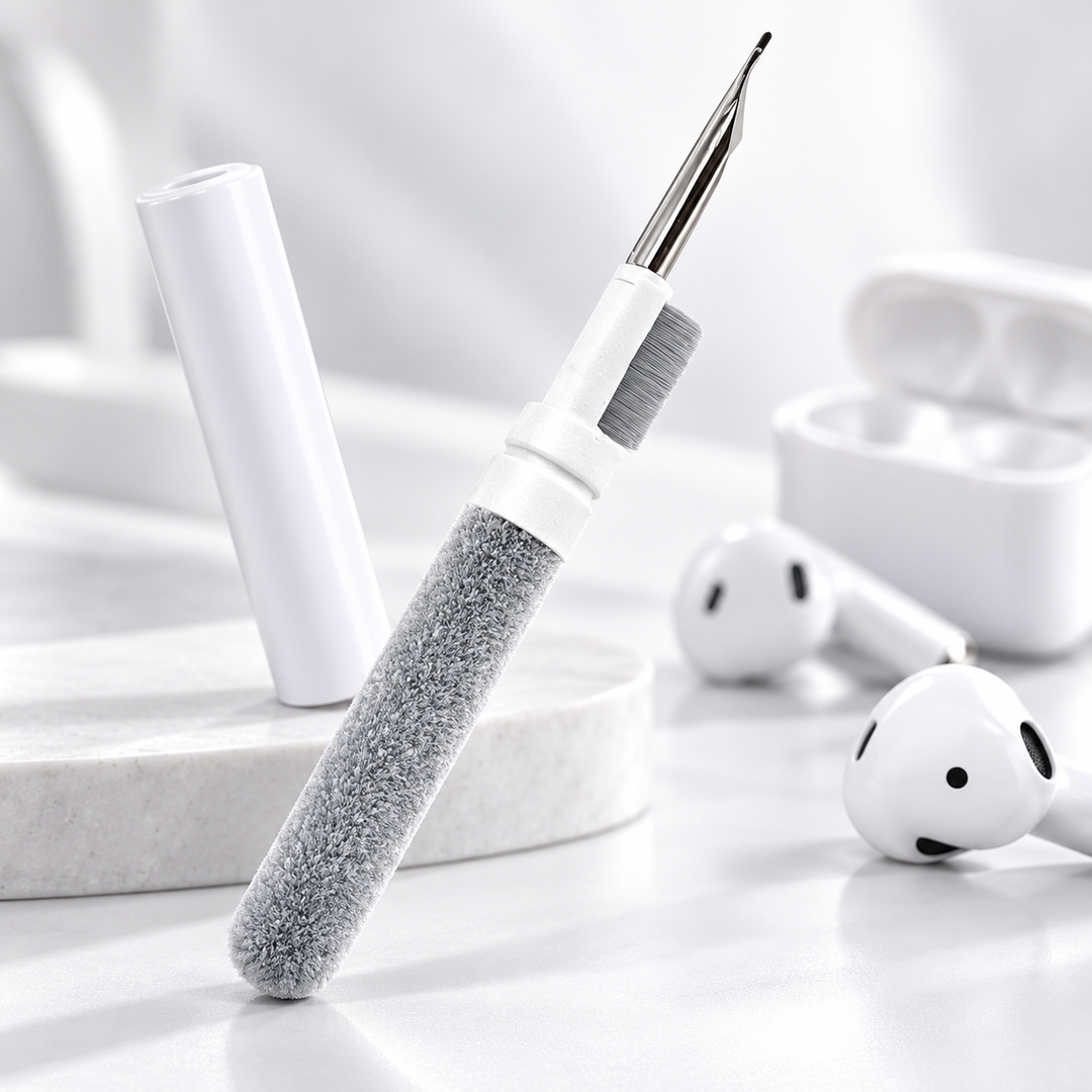 Earbud Cleaning Pen 3 in 1 Earphone Cleaner Kit Brush Sponge Tool