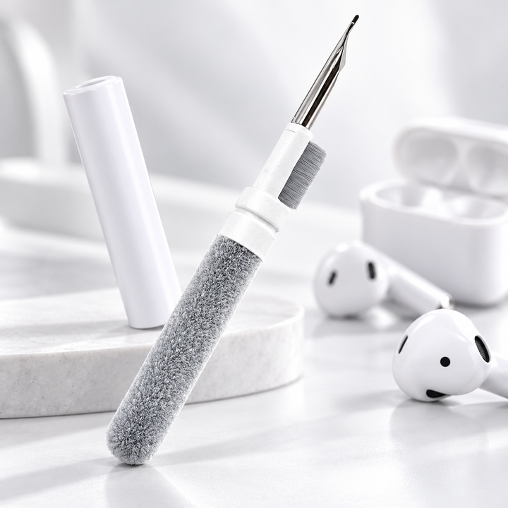 Earbud Cleaning Pen 3 in 1 Earphone Cleaner Kit Brush Sponge Tool
