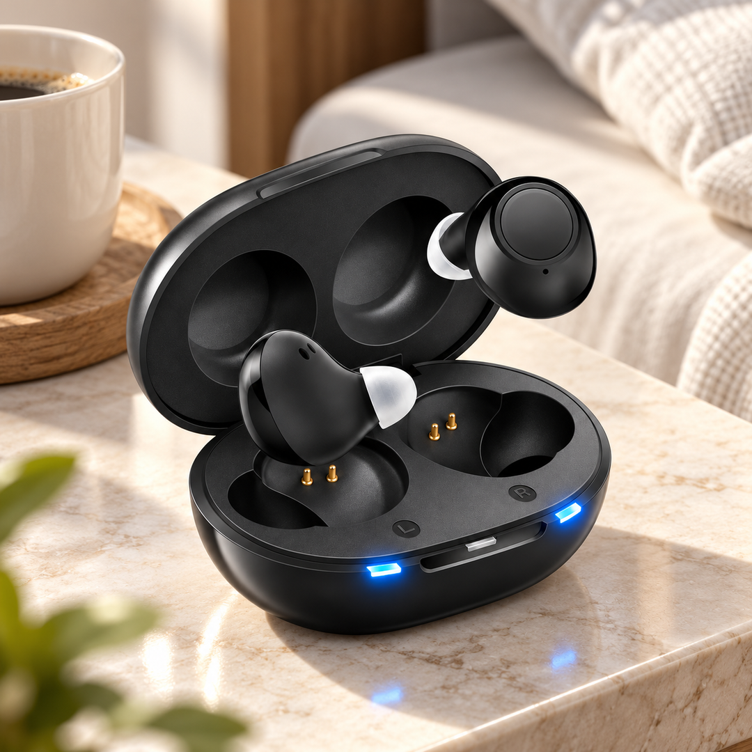 Rechargeable Invisible Sound Amplifier In Ear Hearing Amplifier Pair
