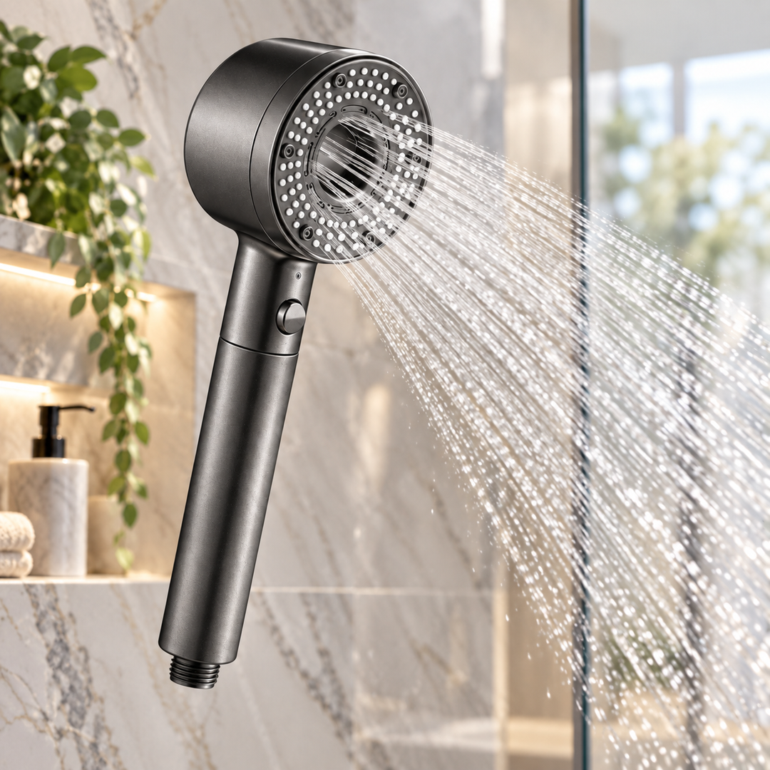 High Pressure Shower Head Filtered Water Saving 5 Mode Spray
