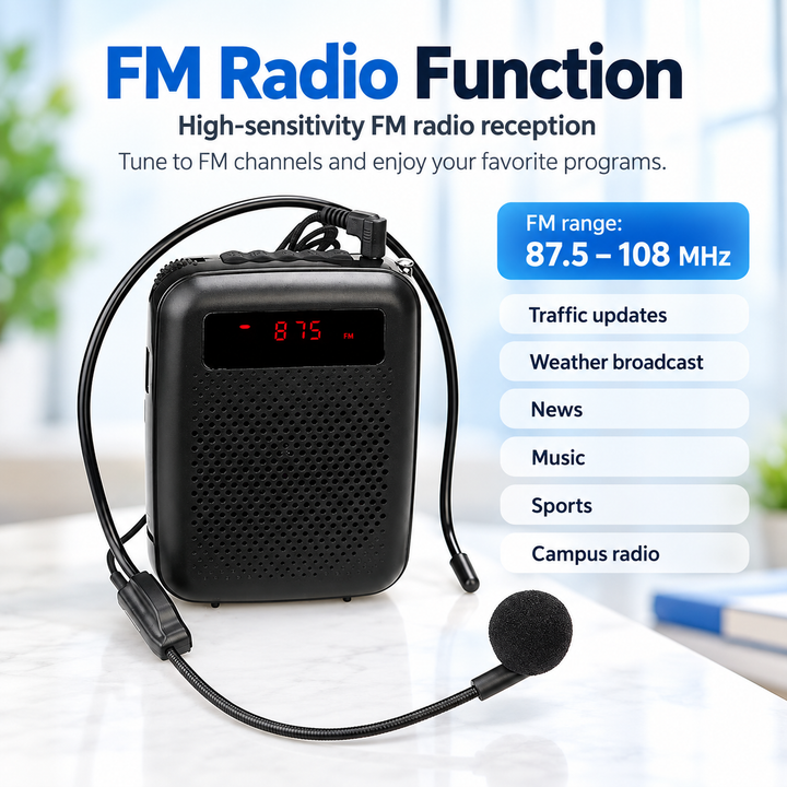 Voice Amplifier for Teachers Portable Speaker with Microphone