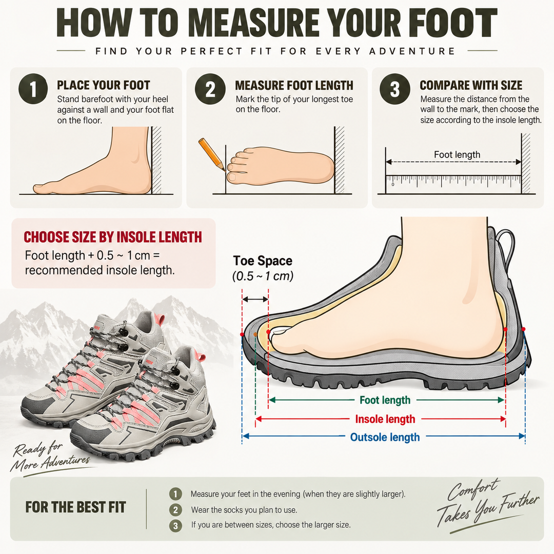 Orthopedic Hiking Boots for Plantar Fasciitis Men and Women