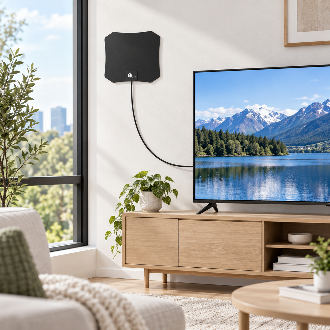Indoor HDTV Antenna 4K Free Channels Digital TV Aerial