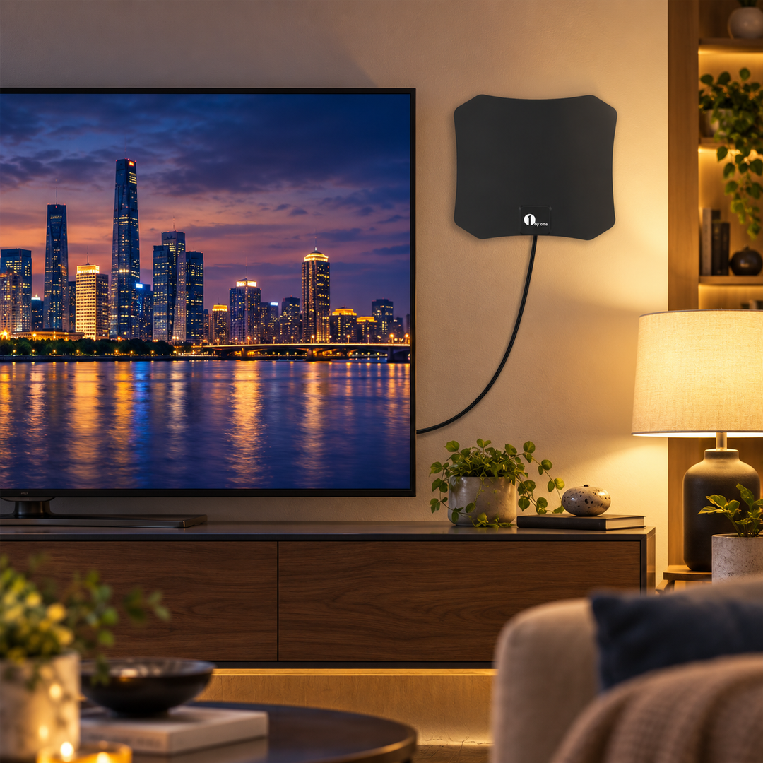 Indoor HDTV Antenna 4K Free Channels Digital TV Aerial
