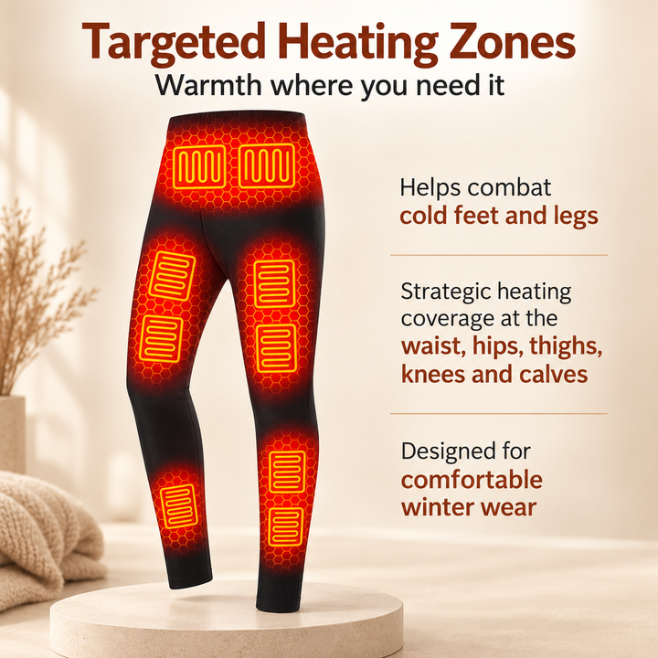 Heated Underwear Rechargeable Thermal Base Layer for Men Women
