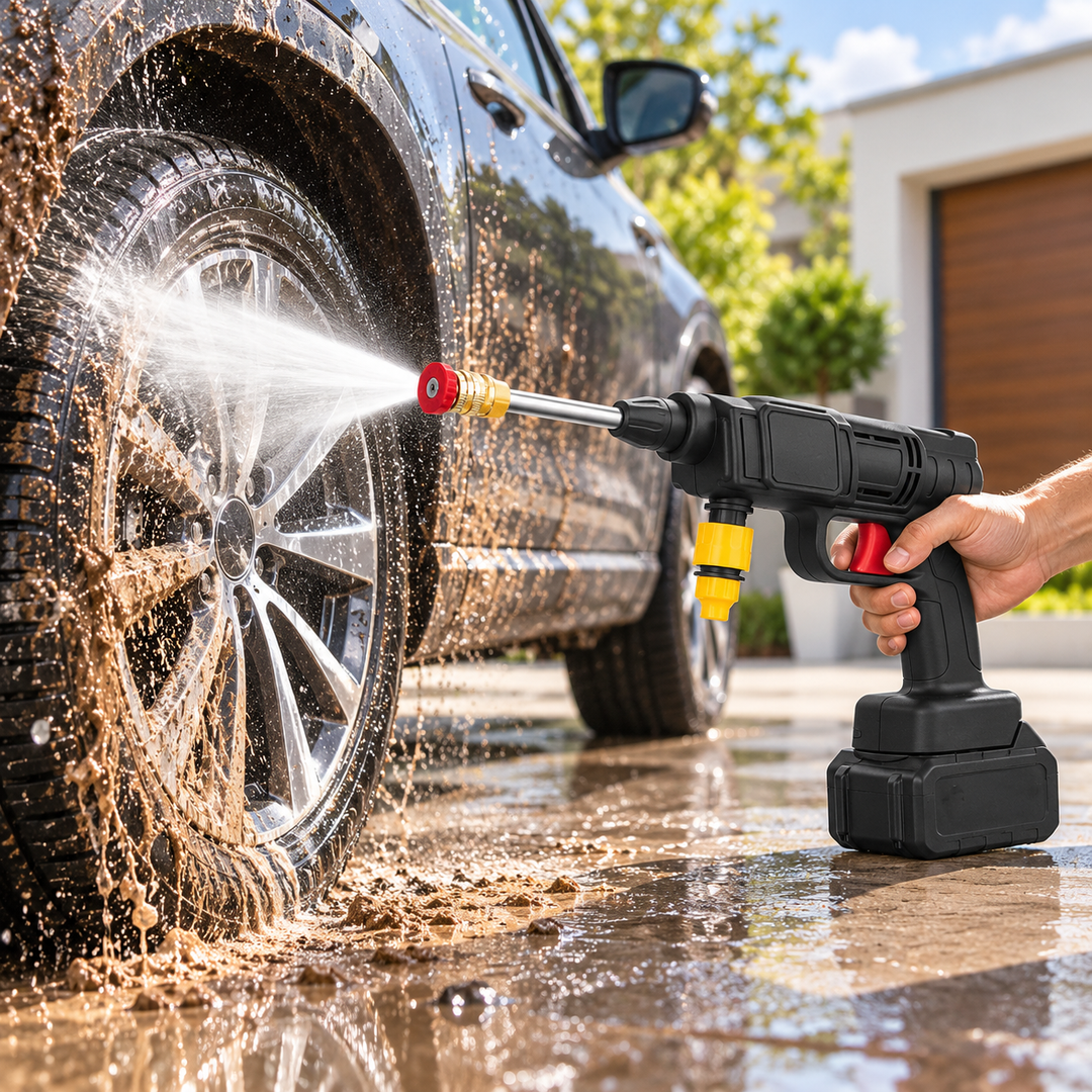 Cordless Portable Pressure Washer Spray Gun for Car and Garden