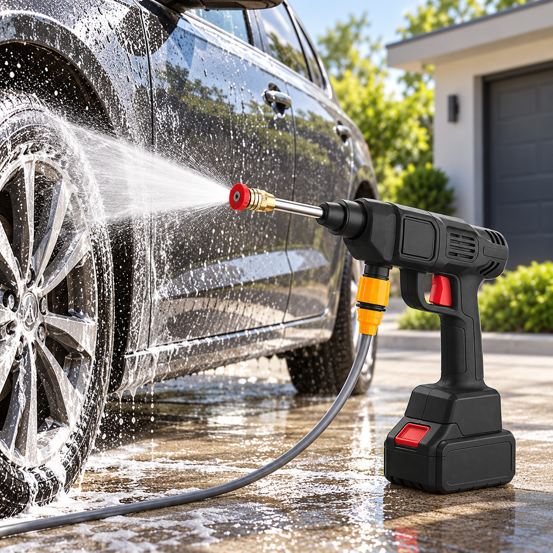 Cordless Portable Pressure Washer Spray Gun for Car and Garden