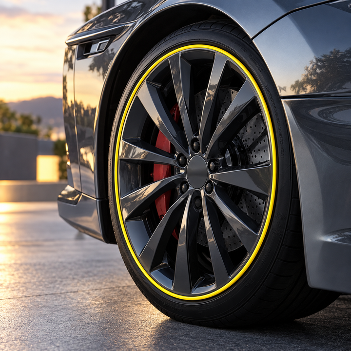 Alloy Wheel Rim Protector Kit Curb Scuff Guard for Car Rims