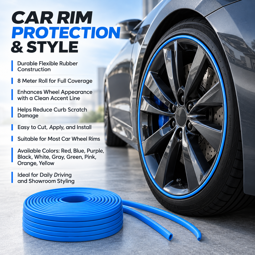 Alloy Wheel Rim Protector Kit Curb Scuff Guard for Car Rims