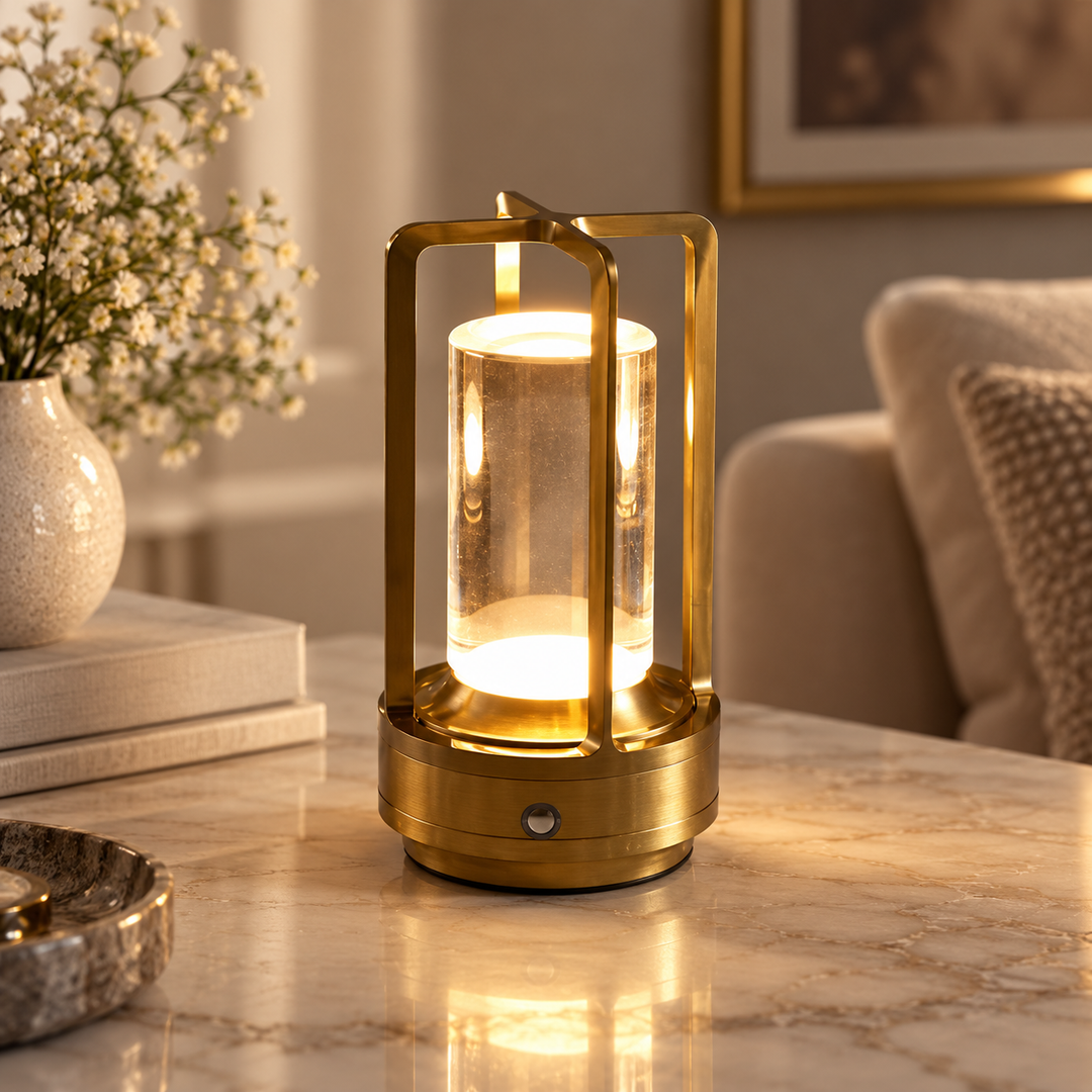 Cordless LED Table Lamp Rechargeable Dimmable Nordic Night Light