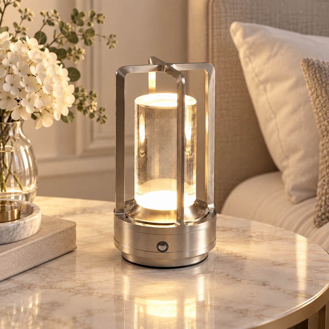 Cordless LED Table Lamp Rechargeable Dimmable Nordic Night Light