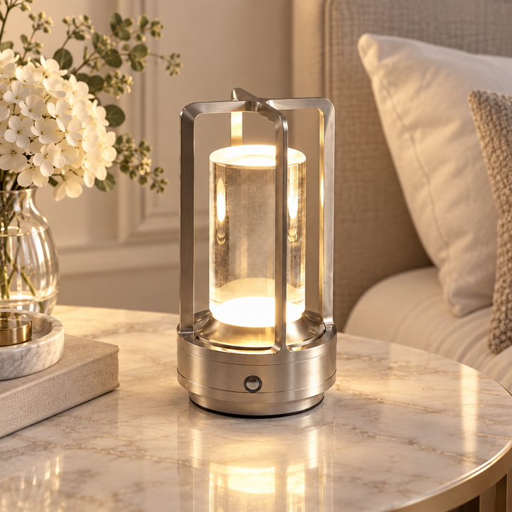 Cordless LED Table Lamp Rechargeable Dimmable Nordic Night Light