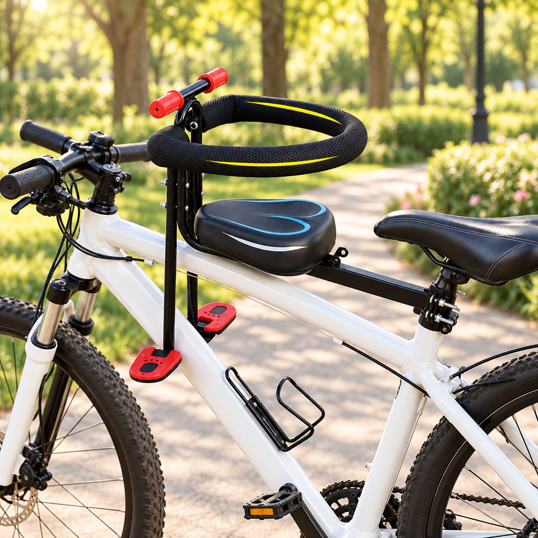 Kids Child Bike Seat Attachment for Adult Bikes with Harness