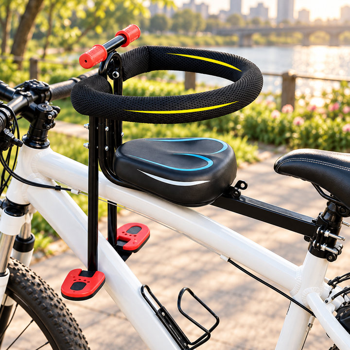Kids Child Bike Seat Attachment for Adult Bikes with Harness