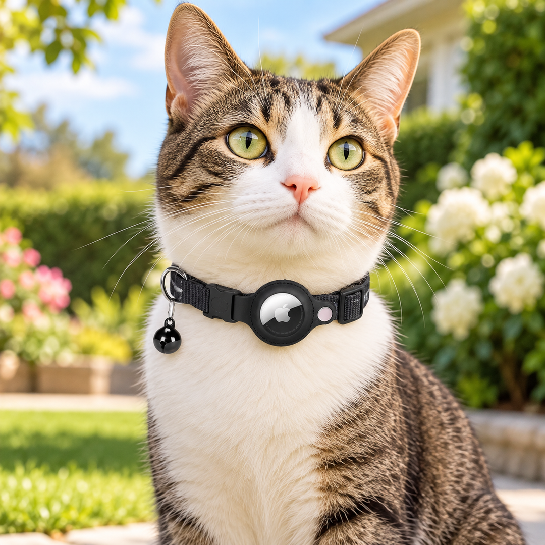 Cat GPS Tracker Collar Quick Release Reflective for Outdoor Safety