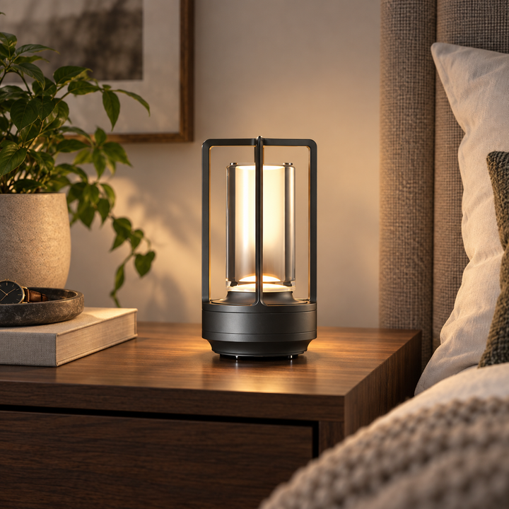 Cordless Nordic Table Lamp Rechargeable LED Touch Bedside Light