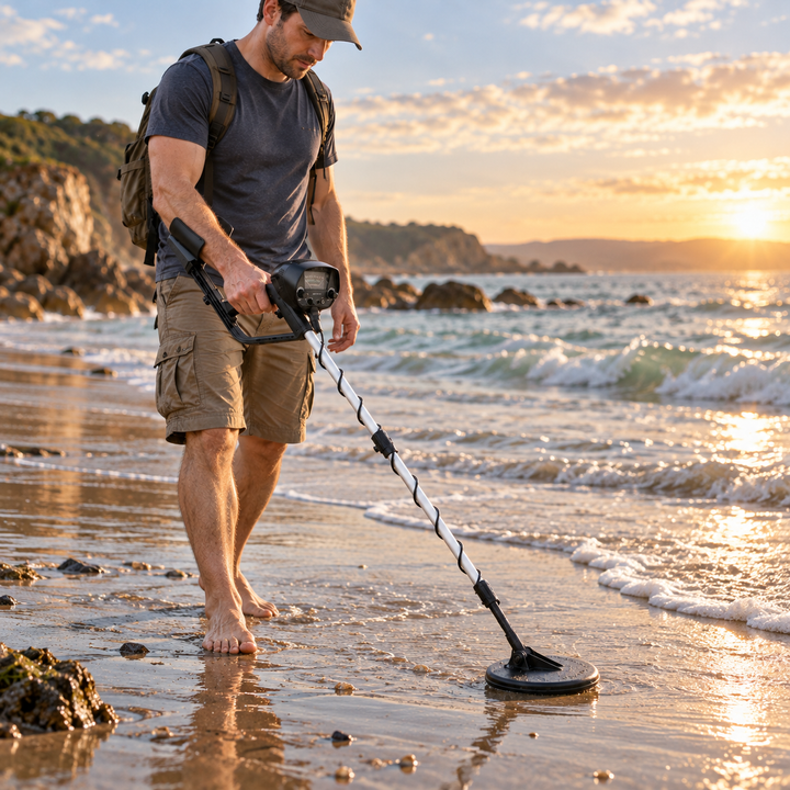 Waterproof Metal Detector Deep Search for Gold Coins Relics