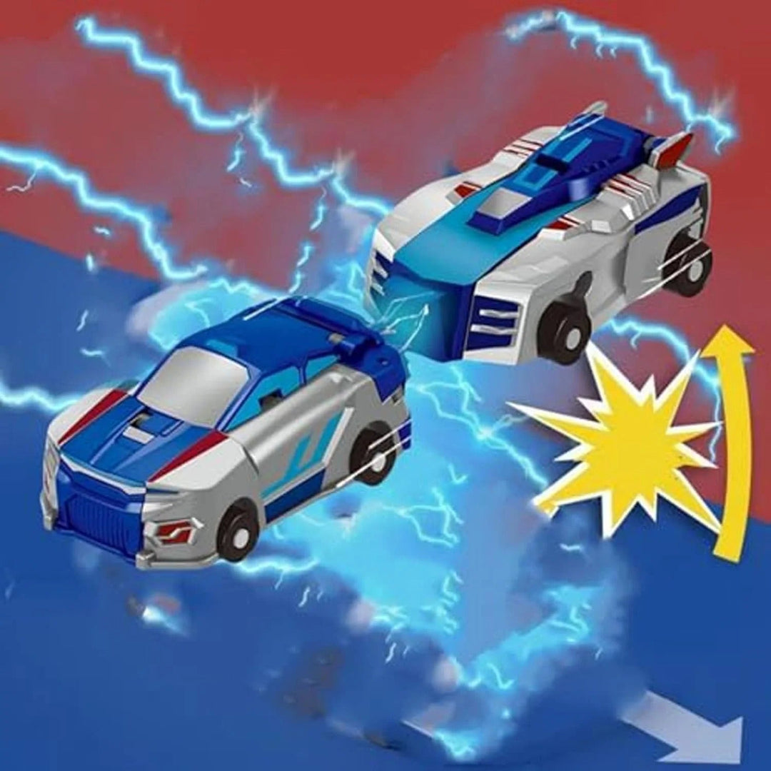 Magnetic Transformer Dinosaur Car Toy Set 2-in-1 for Kids
