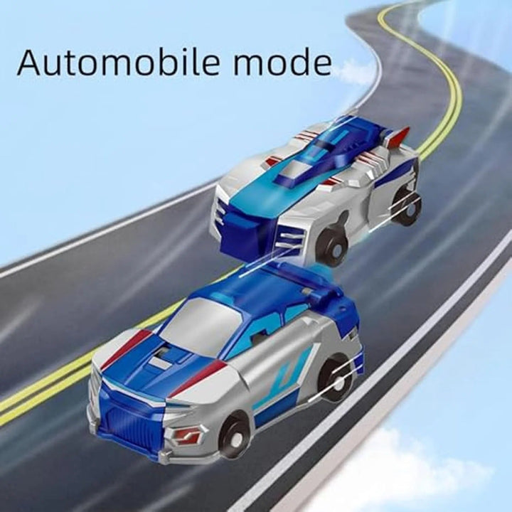 Magnetic Transformer Dinosaur Car Toy Set 2-in-1 for Kids