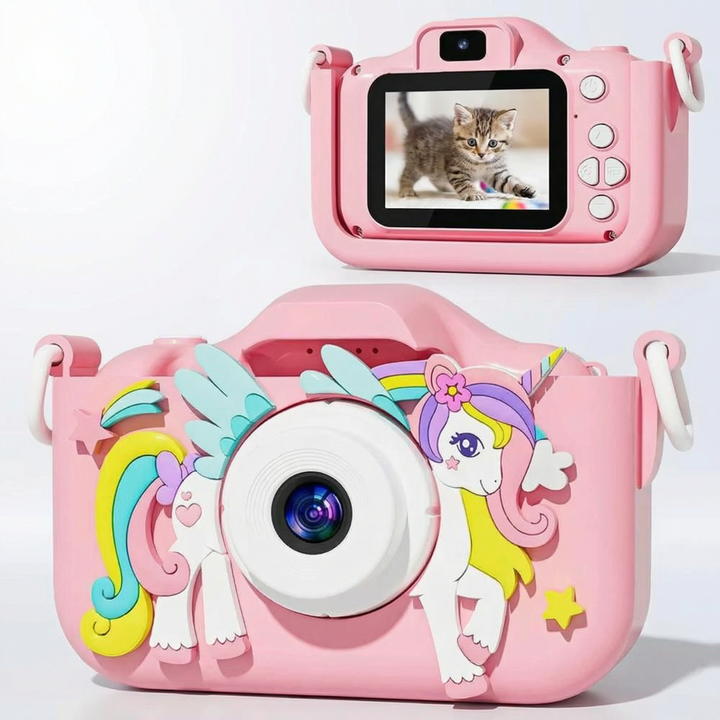 Kids Digital Camera 1080P HD with Selfie and Video Recording