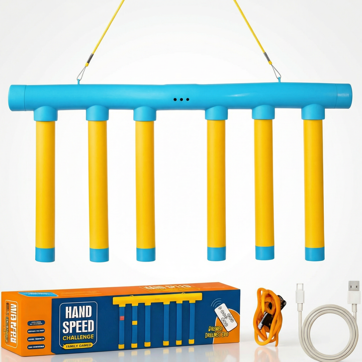 Kids Reaction Trainer Falling Stick Game Adjustable Speed Toy
