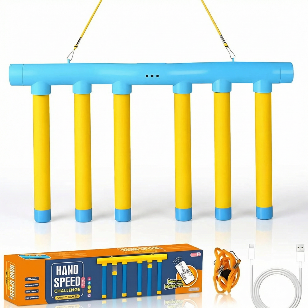 Kids Reaction Trainer Falling Stick Game Adjustable Speed Toy