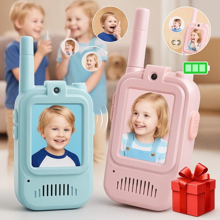 Kids Two-Way Walkie Talkies Video Chat Communication Set