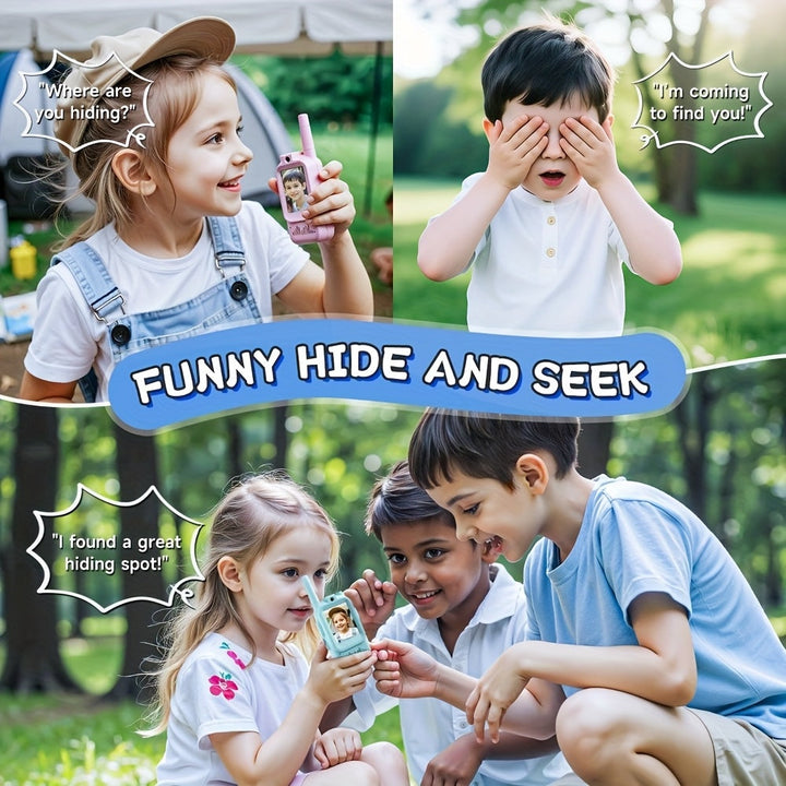 Kids Two-Way Walkie Talkies Video Chat Communication Set