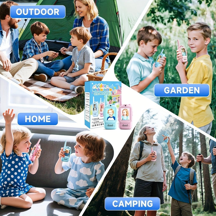 Kids Two-Way Walkie Talkies Video Chat Communication Set