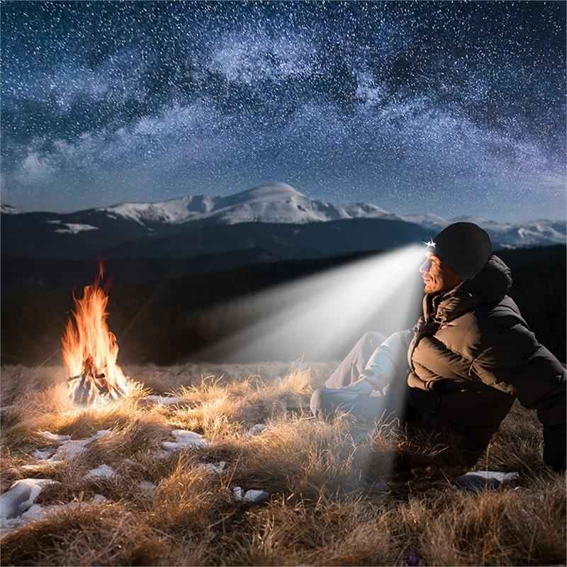 Rechargeable LED Lighted Beanie Hat