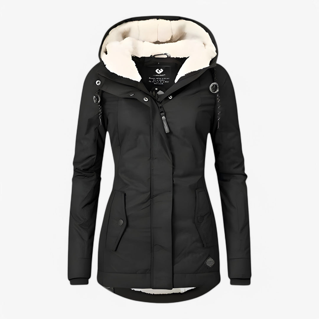 Fashionable and Waterproof Coat for Women with Hood
