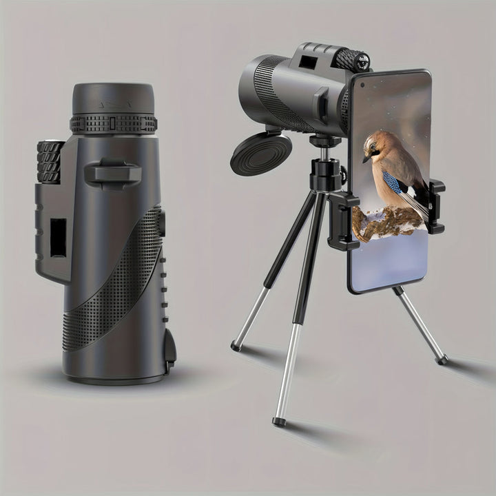 Monocular Telescope with Phone Adapter Outdoor Viewing Scope