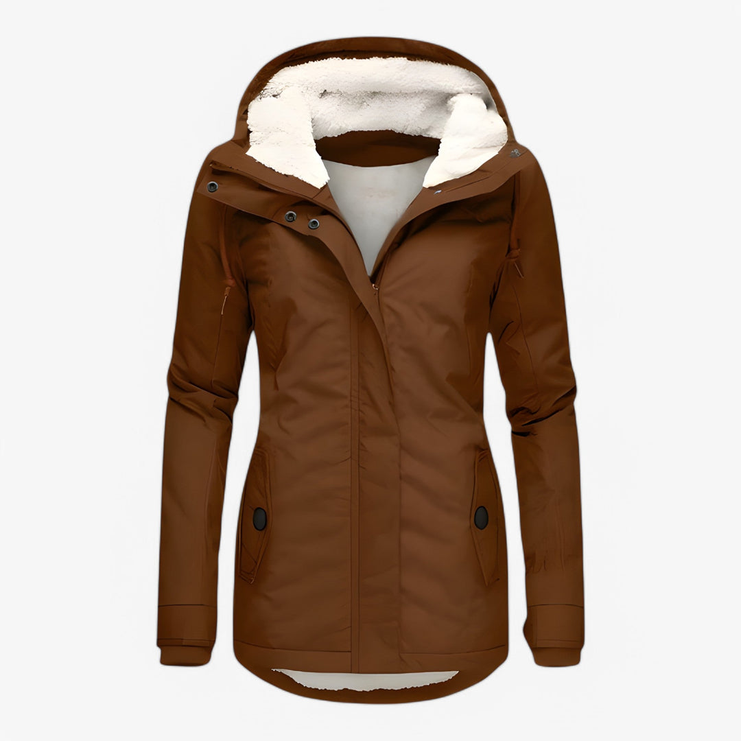 Fashionable and Waterproof Coat for Women with Hood