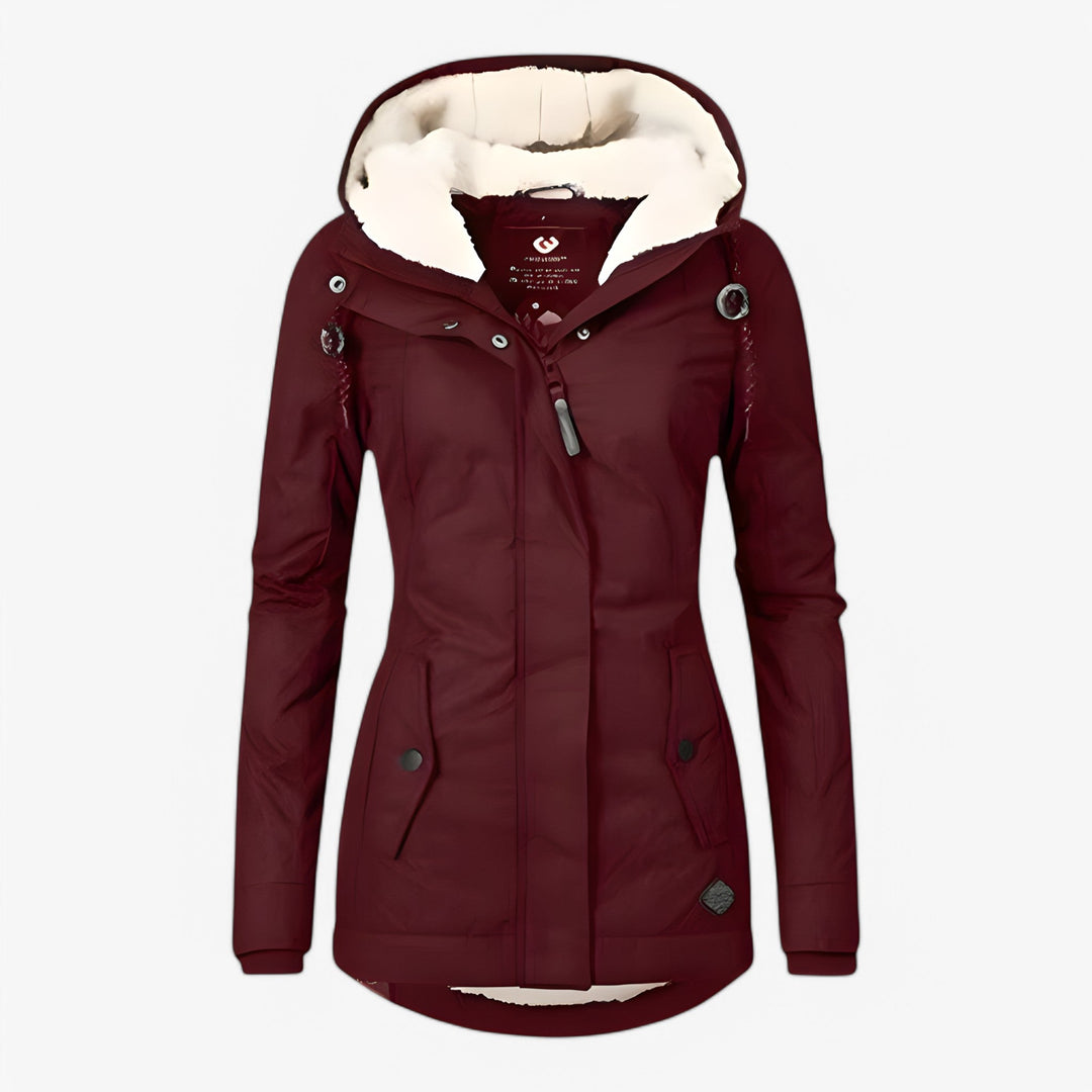 Fashionable and Waterproof Coat for Women with Hood