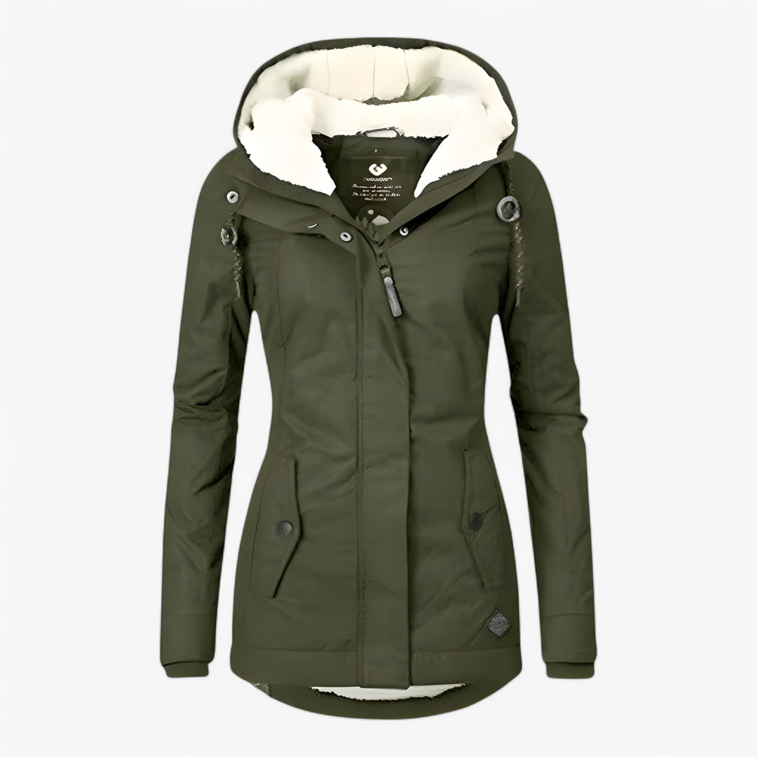 Fashionable and Waterproof Coat for Women with Hood
