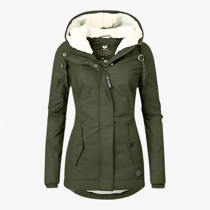 Fashionable and Waterproof Coat for Women with Hood