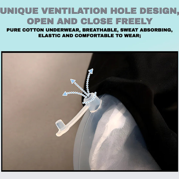 Portable Male Urinal Underwear with Drainage Bag for Adults