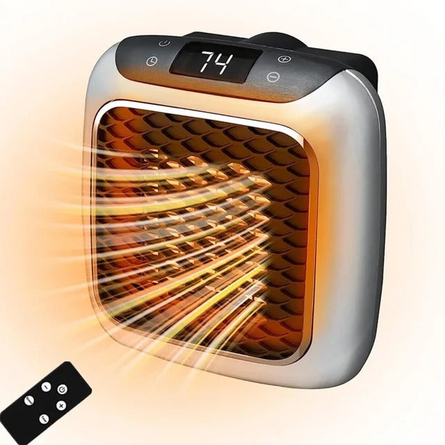 Electric Wall Plug-In Compact Portable Room Heater