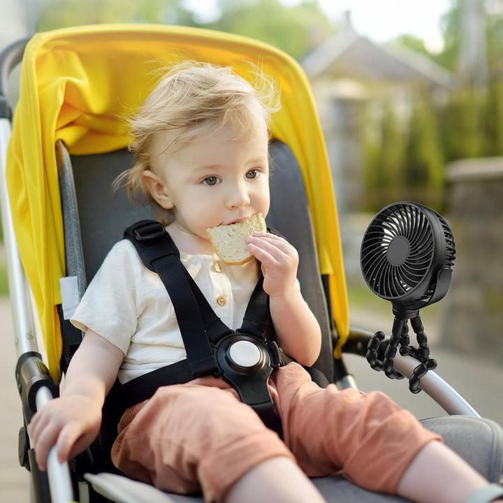 Clip-On Portable Battery Operated Fan for Stroller