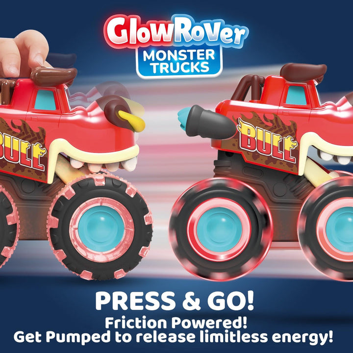 Monster Truck Toy Light Up Vehicle Playset for Kids