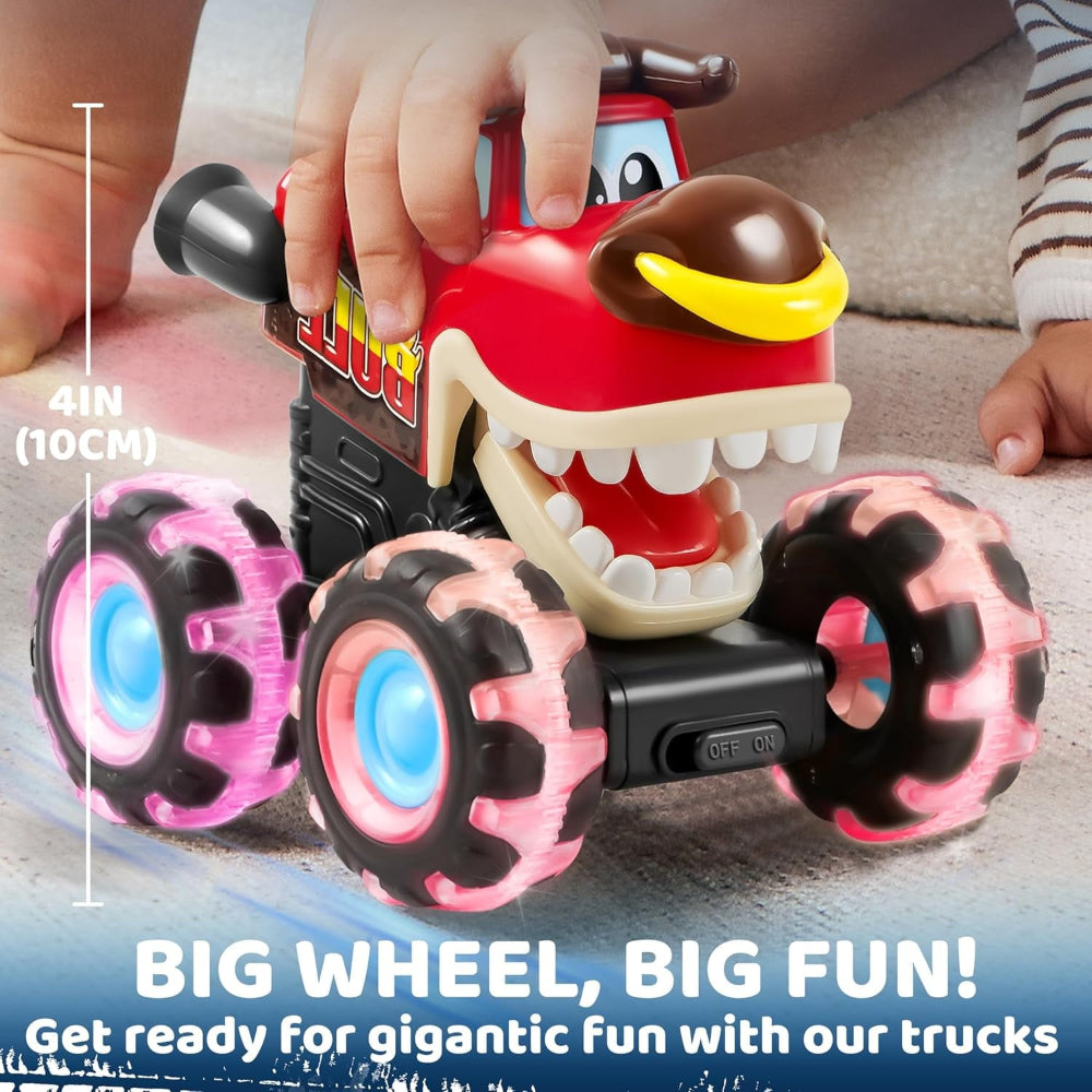 Monster Truck Toy Light Up Vehicle Playset for Kids