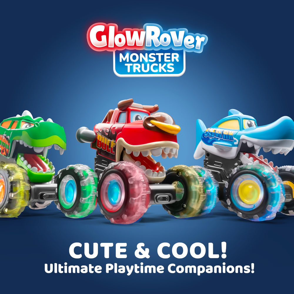 Monster Truck Toy Light Up Vehicle Playset for Kids