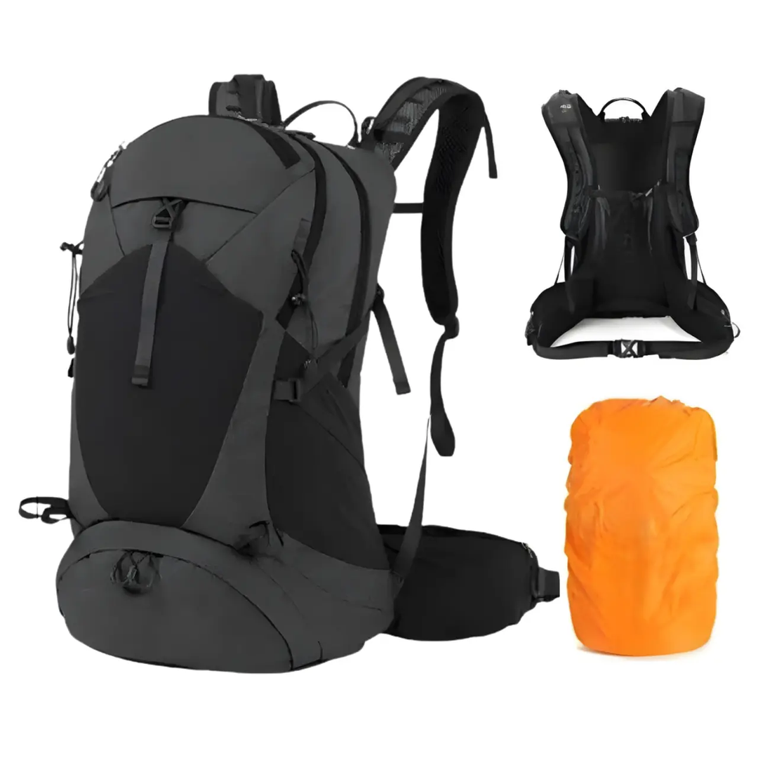 35L Waterproof Hiking Backpack Outdoor Mountaineering Camping Bag