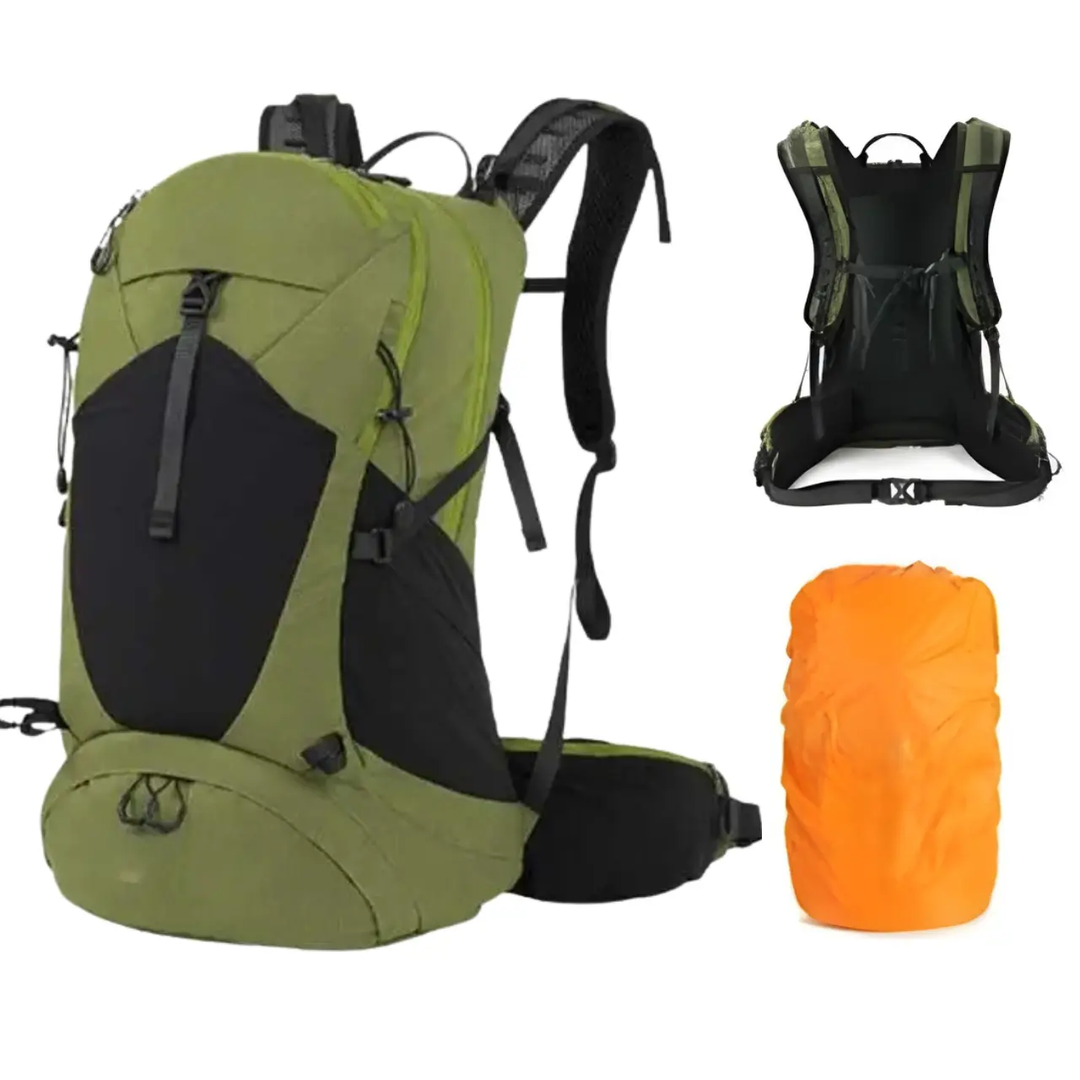35L Waterproof Hiking Backpack Outdoor Mountaineering Camping Bag