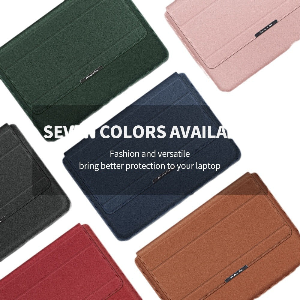 Laptop Sleeve Case with Stand and Accessory Storage Pouch Waterproof