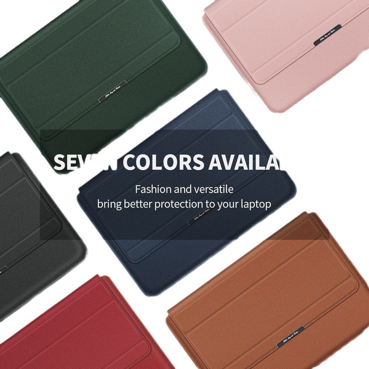 Laptop Sleeve Case with Stand and Accessory Storage Pouch Waterproof