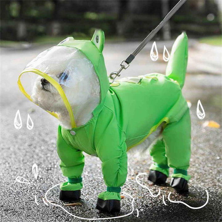 Dog Waterproof Raincoat Full Body Adjustable Pet Jacket
